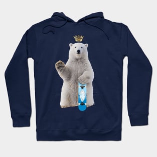 Skateboard Bear Hoodie